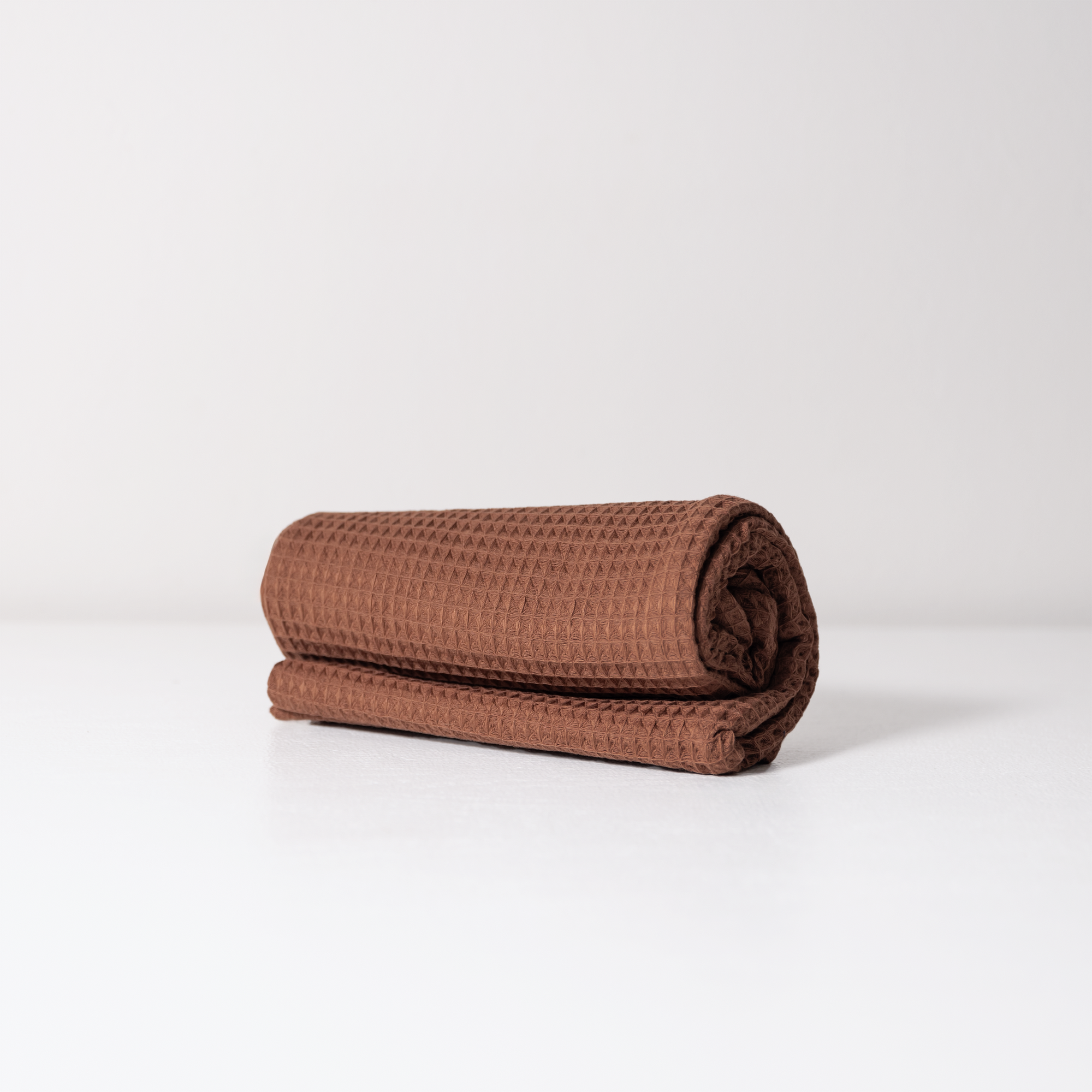 100% Cotton Waffle Hand Towel | Toffee