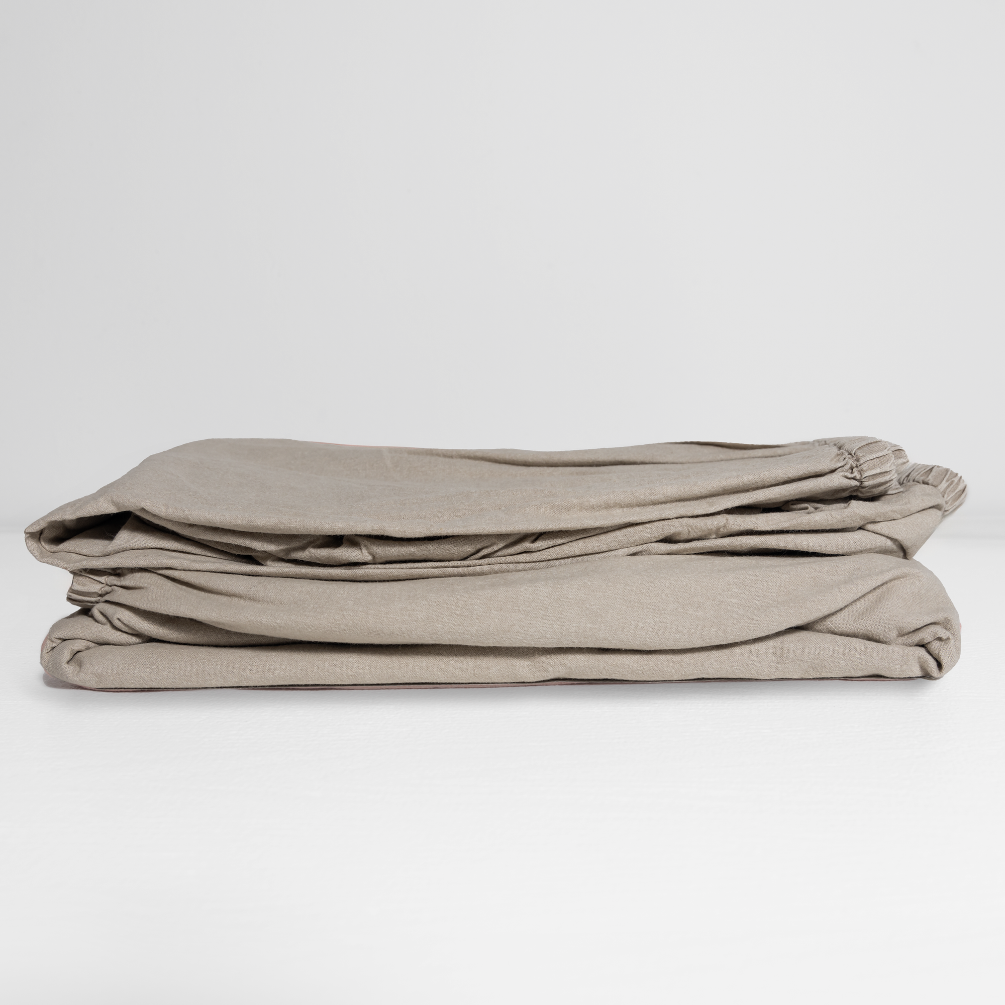 100% Organic Cotton Canvas Fitted Sheet │King │Natural