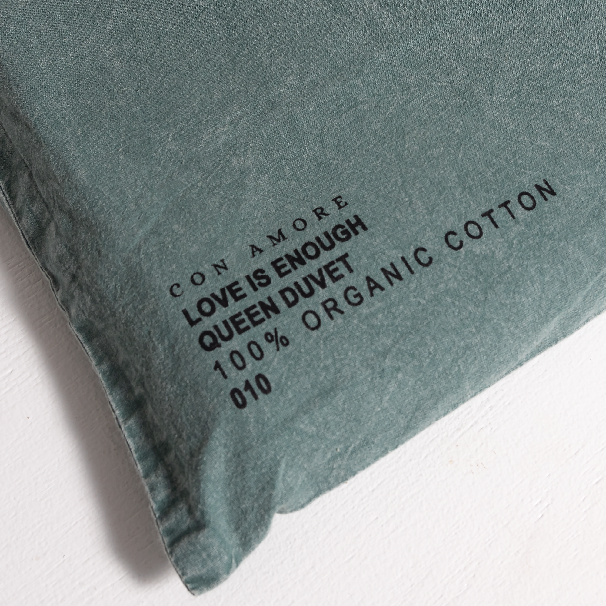 100% Organic Cotton Canvas Duvet Cover │Queen │Scarab