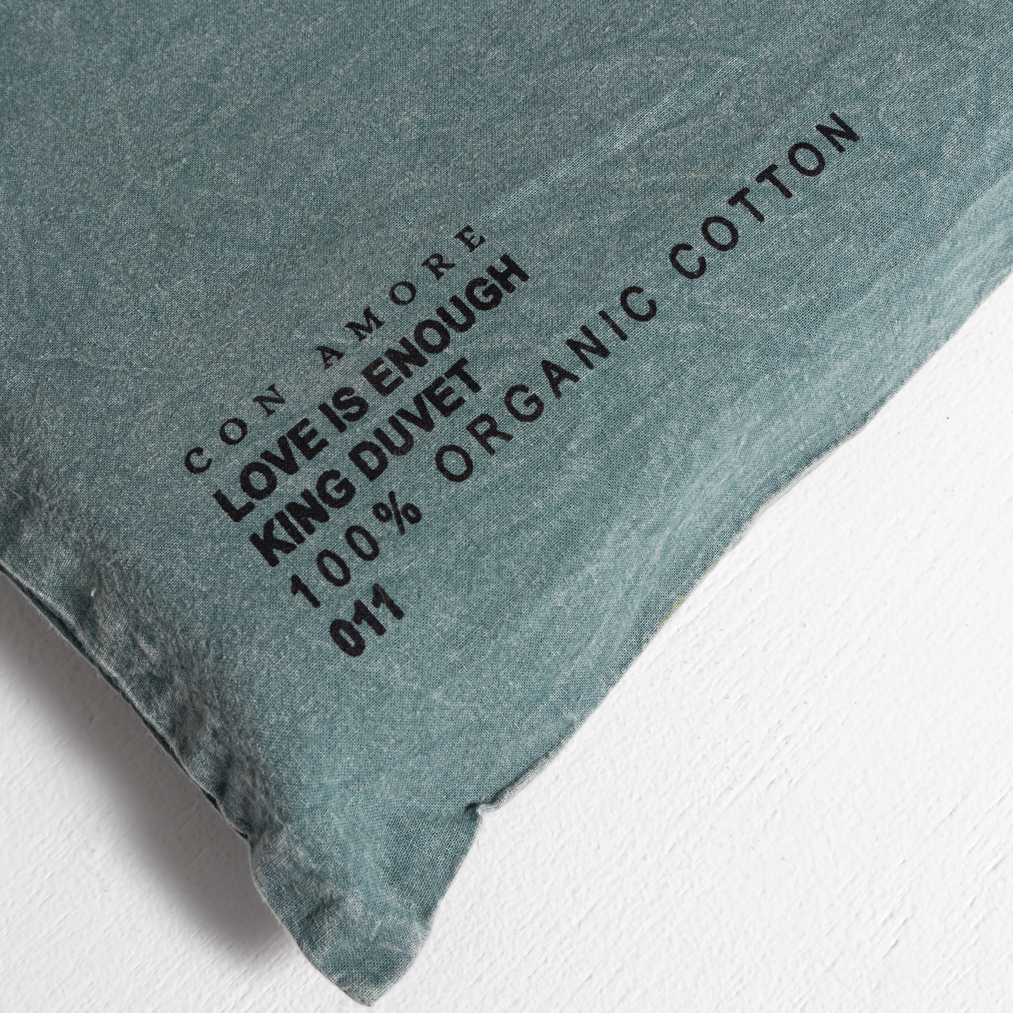 100% Organic Cotton Canvas Duvet Cover │King │Scarab