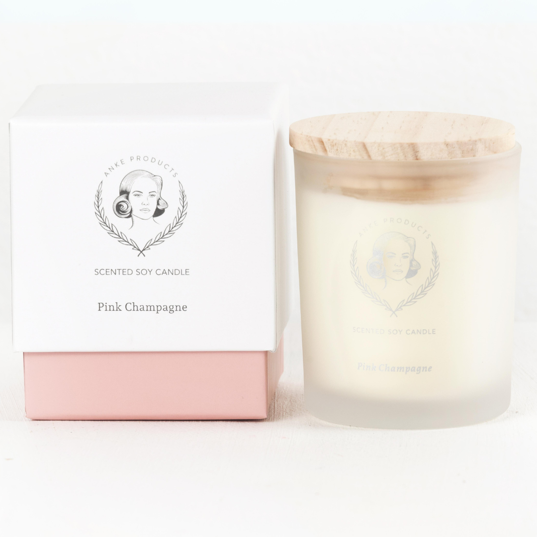 160g Scented Soy Candle | Pink Champagne