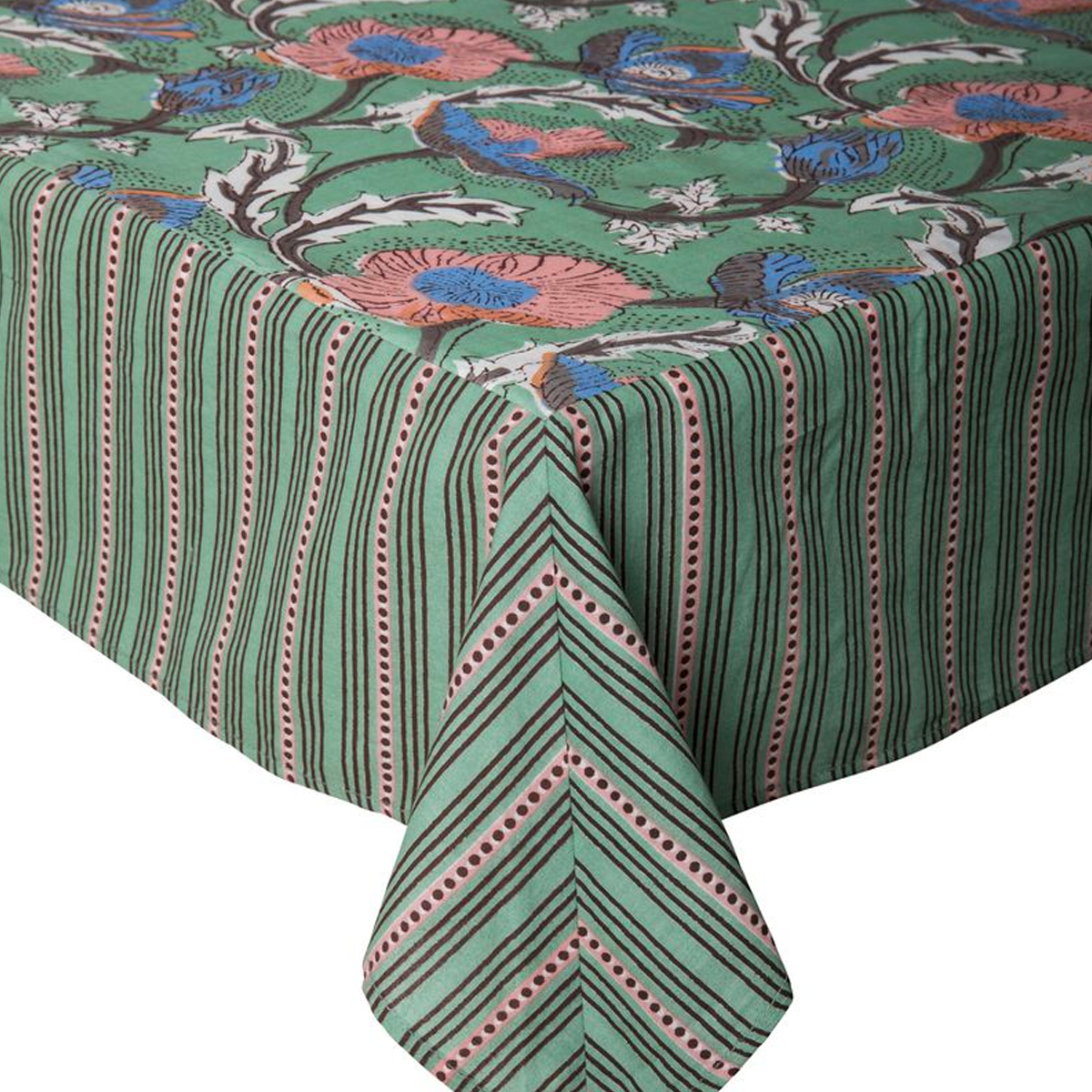 4m Tablecloth | Sea Plant Green
