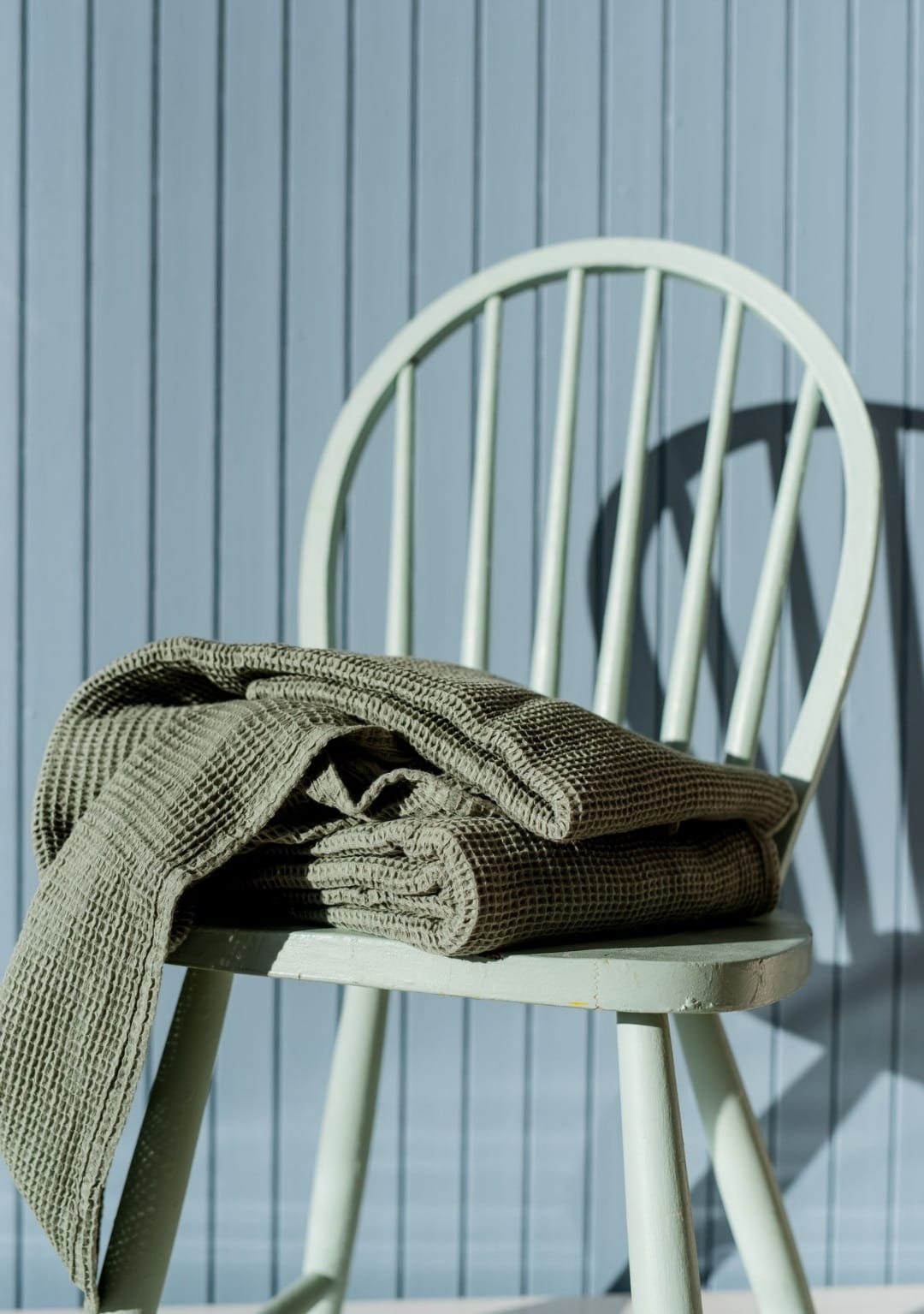 100% Cotton Waffle Bath Sheet | Green