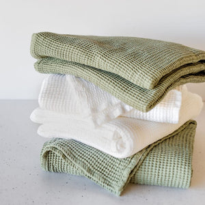100% Cotton Waffle Bath Sheet