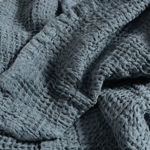 100% Cotton Waffle Hand Towel | Denim