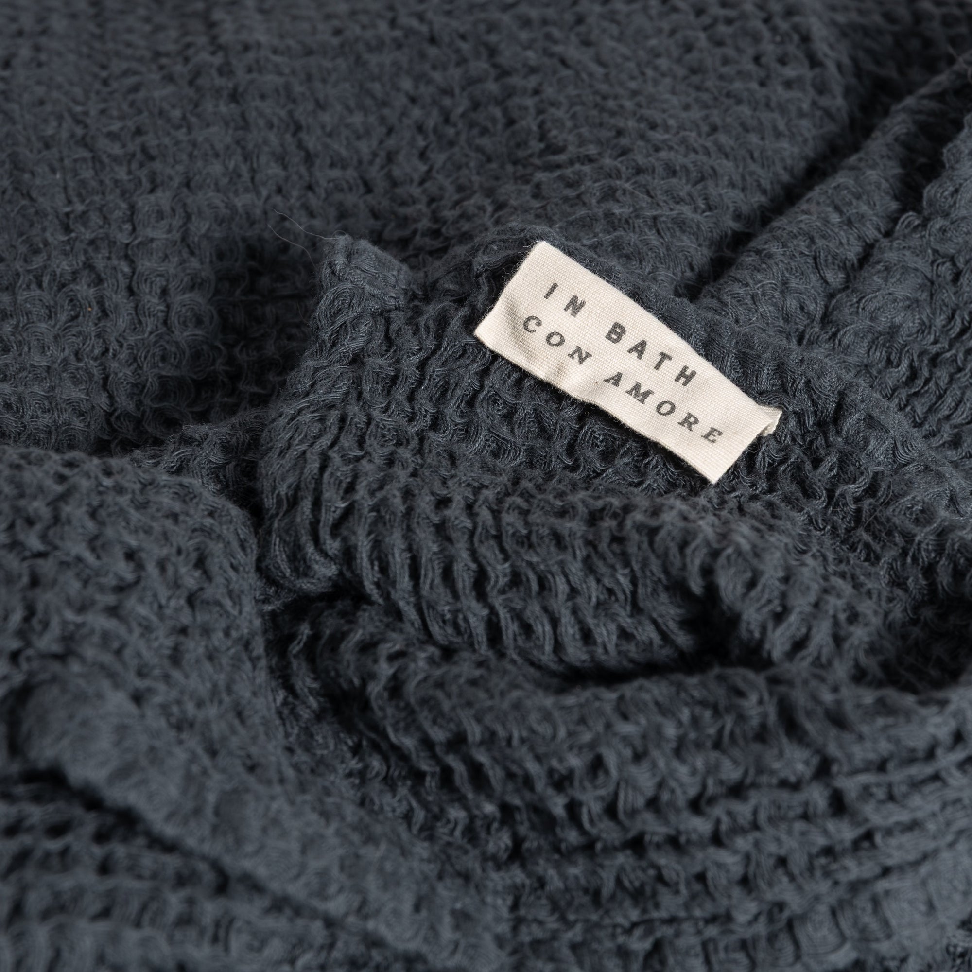 100% Cotton Waffle Bath Sheet | Liquorice