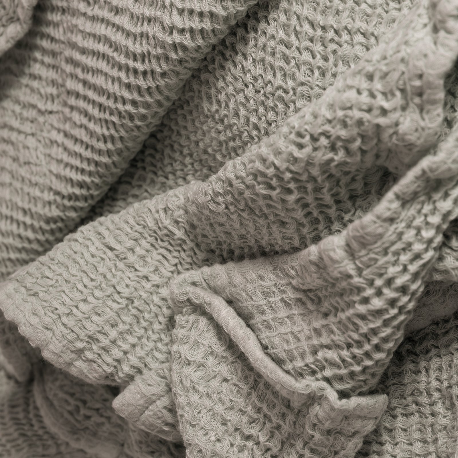 100% Cotton Waffle Bath Sheet | Stone