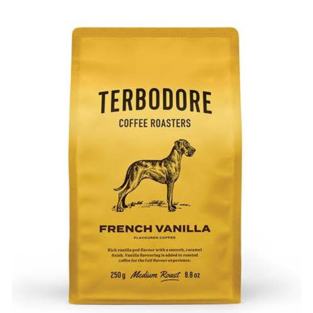 Coffee Beans 250g | French Vanilla Flavoured | Medium Roast