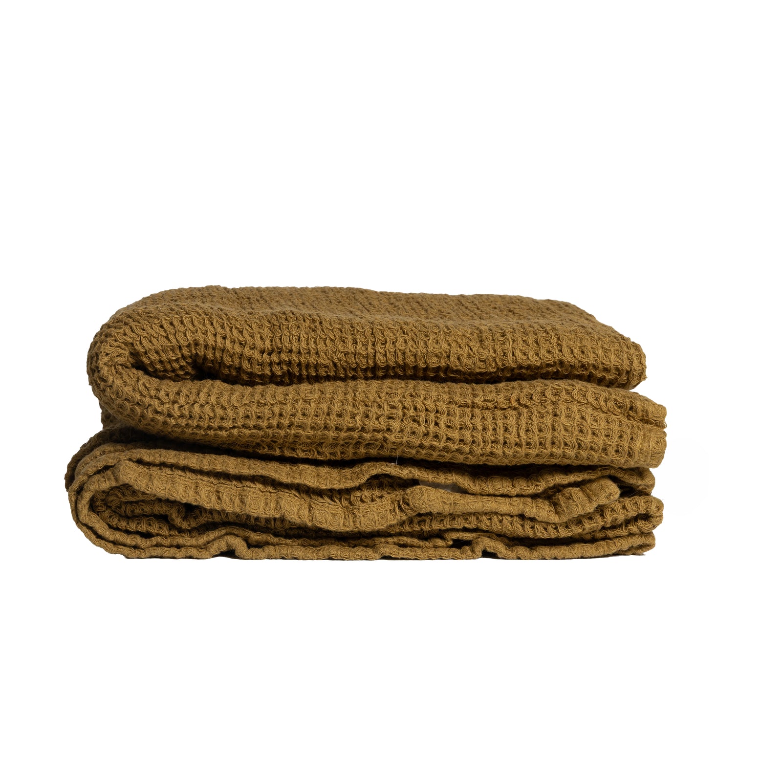 PREWASHED 100% Cotton Waffle Bath Sheet | Clay