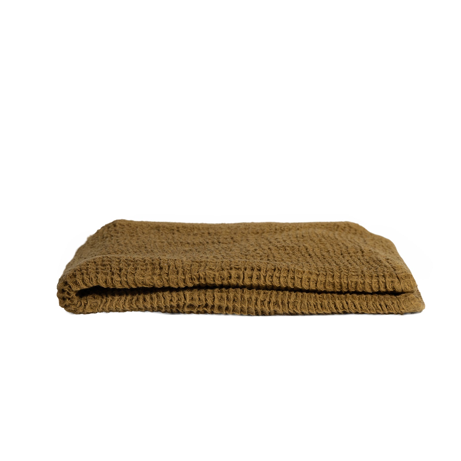 PREWASHED 100% Cotton Waffle Hand Towel | Clay