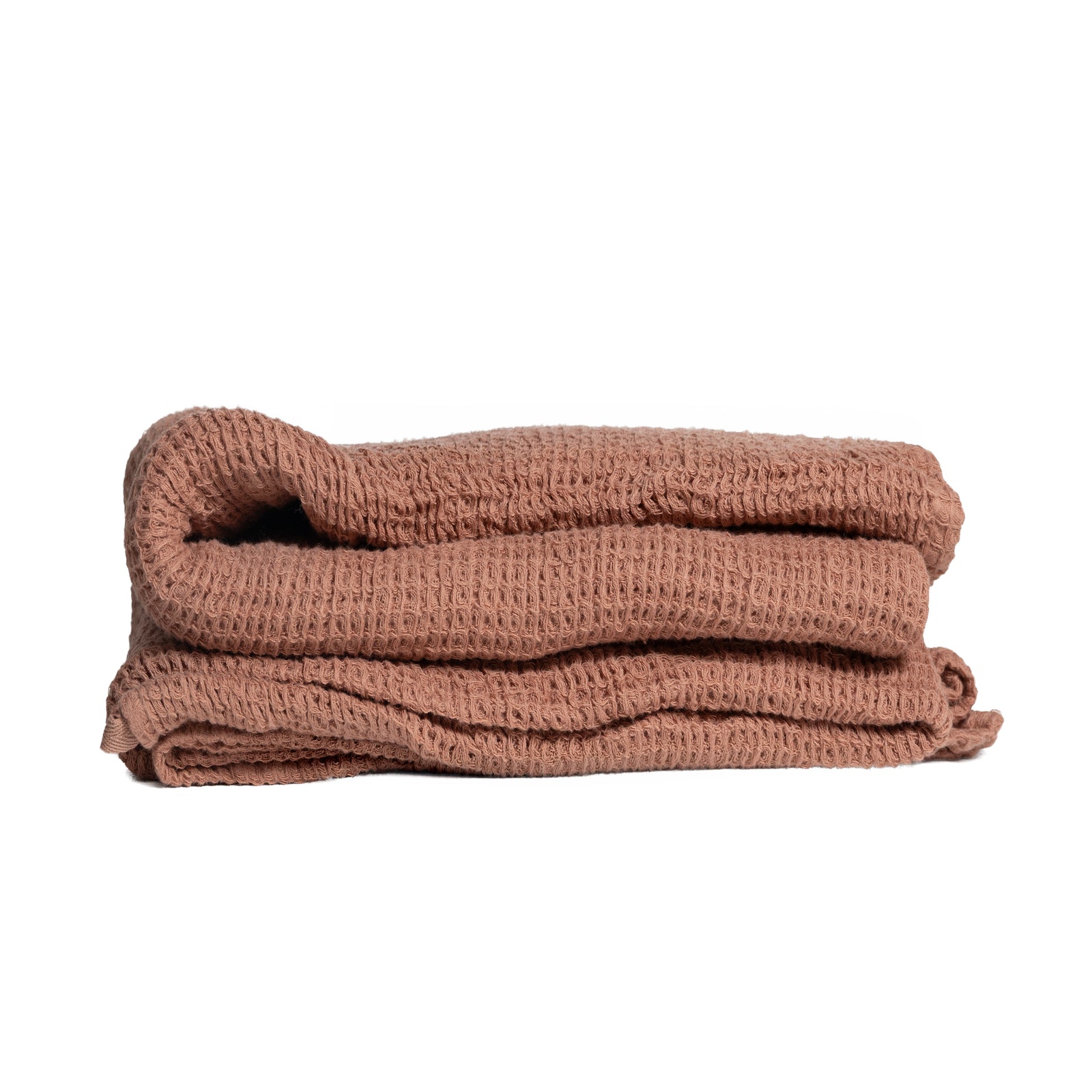 PREWASHED 100% Cotton Waffle Bath Sheet | Wild Rose