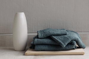 PREWASHED 100% Cotton Waffle Bath Sheet | Coast