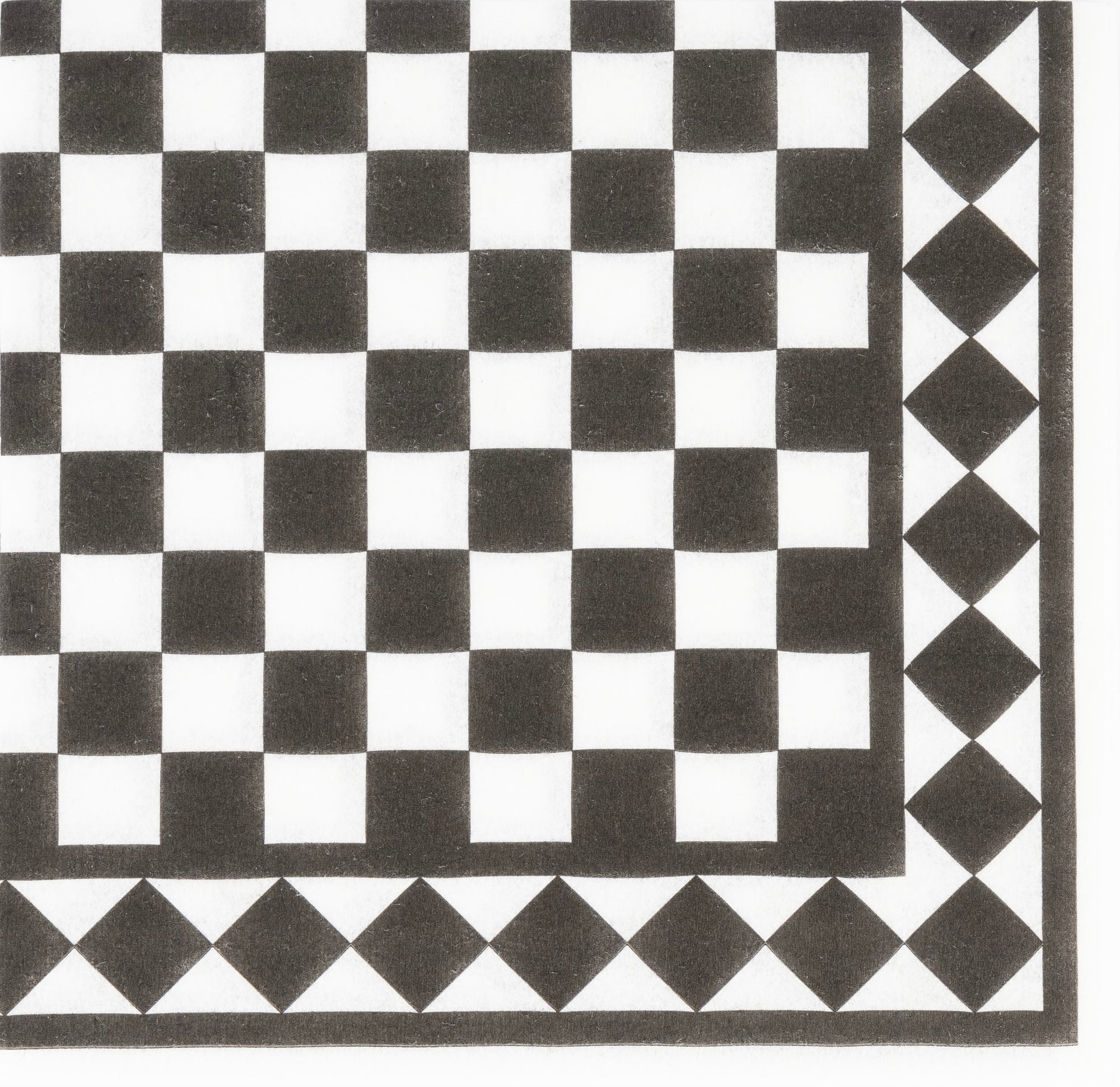 Napkins | Black Checkerboard