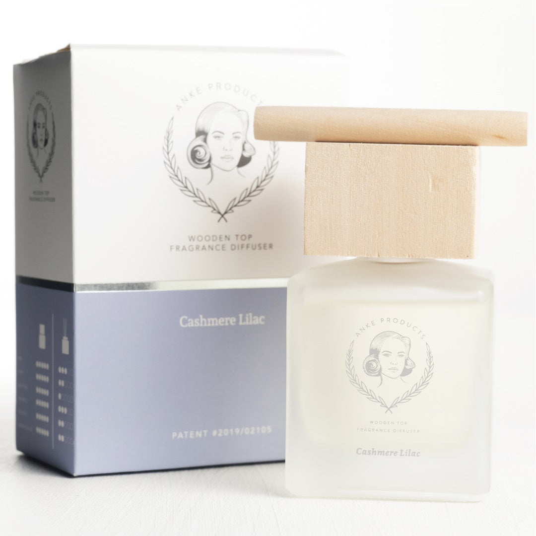 Wooden Top Diffuser Retail 120ml | Cashmere Lilac