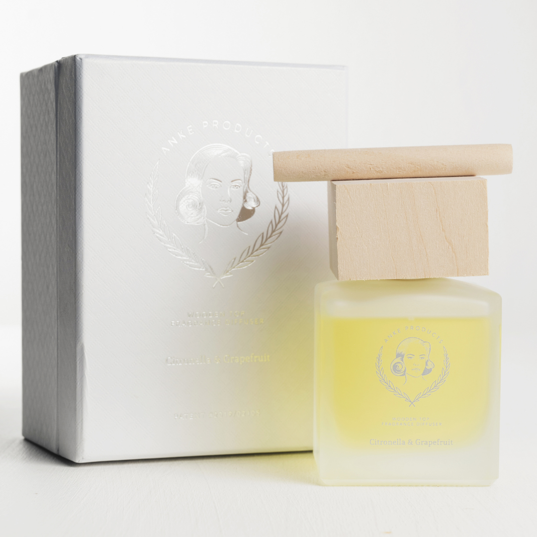 Wooden Top Diffuser 160ml | Citronella Grapefruit