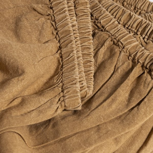 100% Organic Cotton Canvas Fitted Sheet │King XL │ Clay