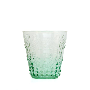 Fleur De Lil Water Glass Azure Ombre