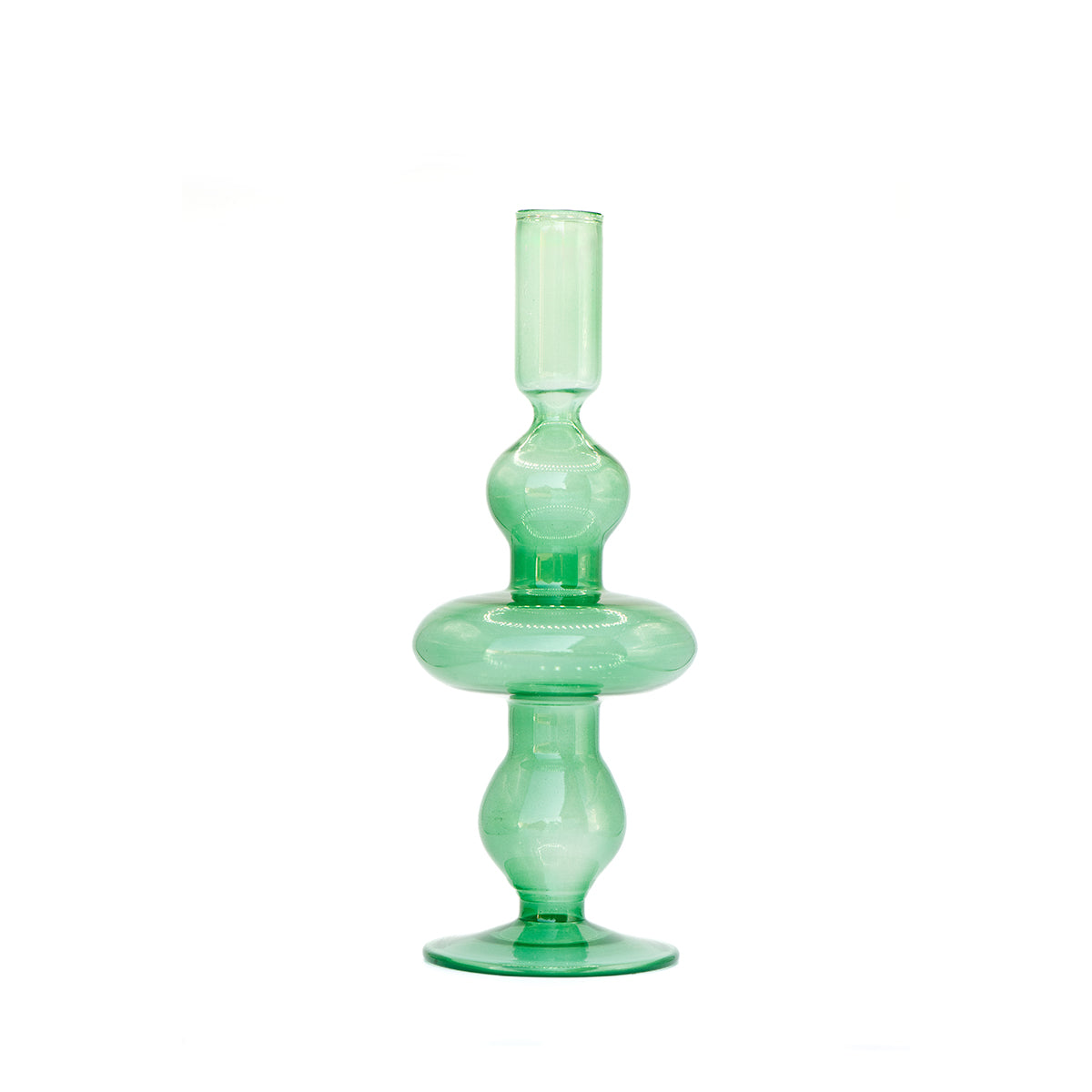 Camille Candle Holder | Forest Green