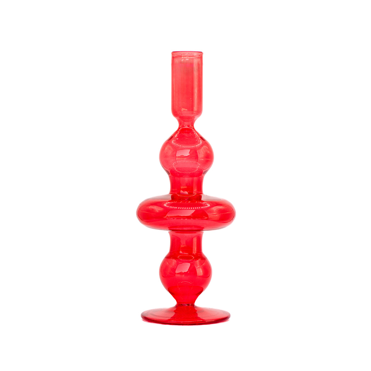 Camille Candle Holder | Red