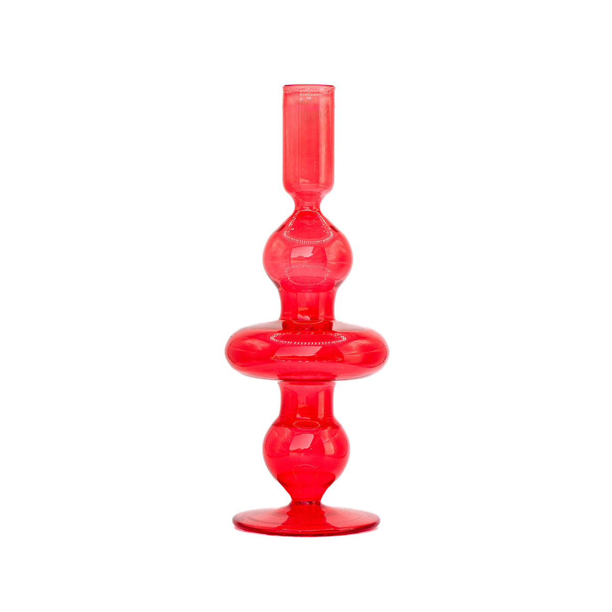 Camille Candle Holder | Red