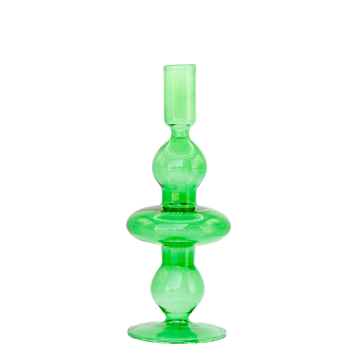 Camille Candle Holder | Forest Green