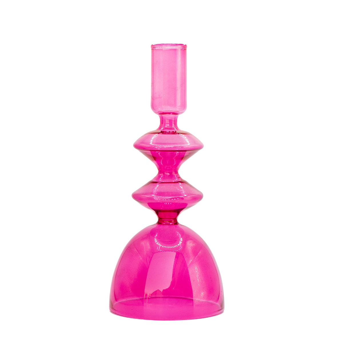 Charlotte Candle Holder | Hot Pink