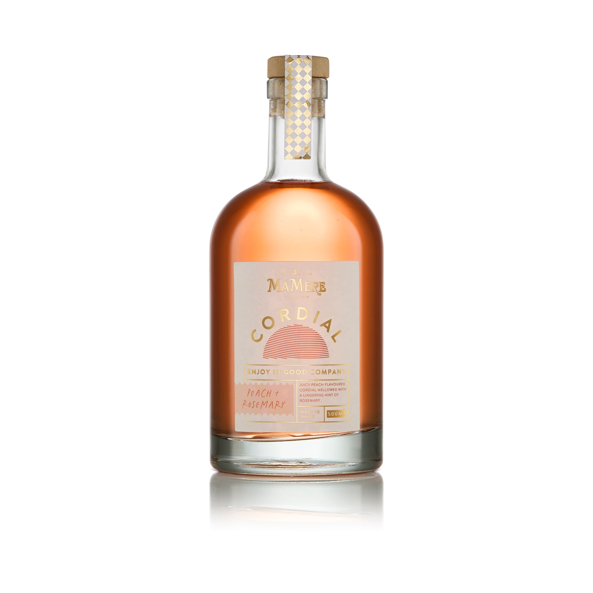 Peach + Rosemary Cordial | 500ml
