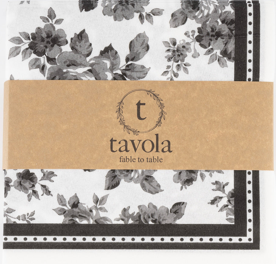 Napkins | Rose Black