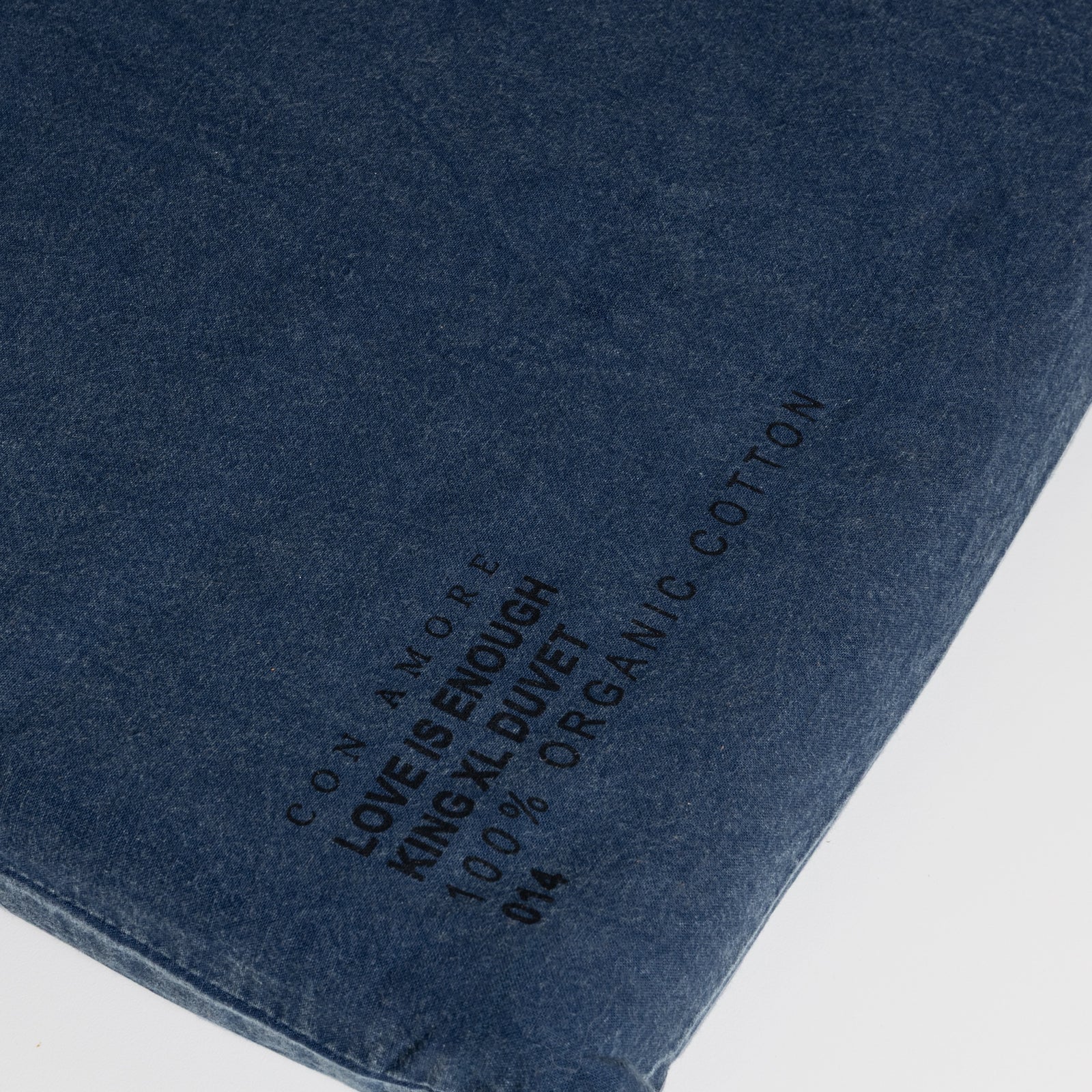 100% Organic Cotton Canvas Duvet Cover │ King XL │ Denim