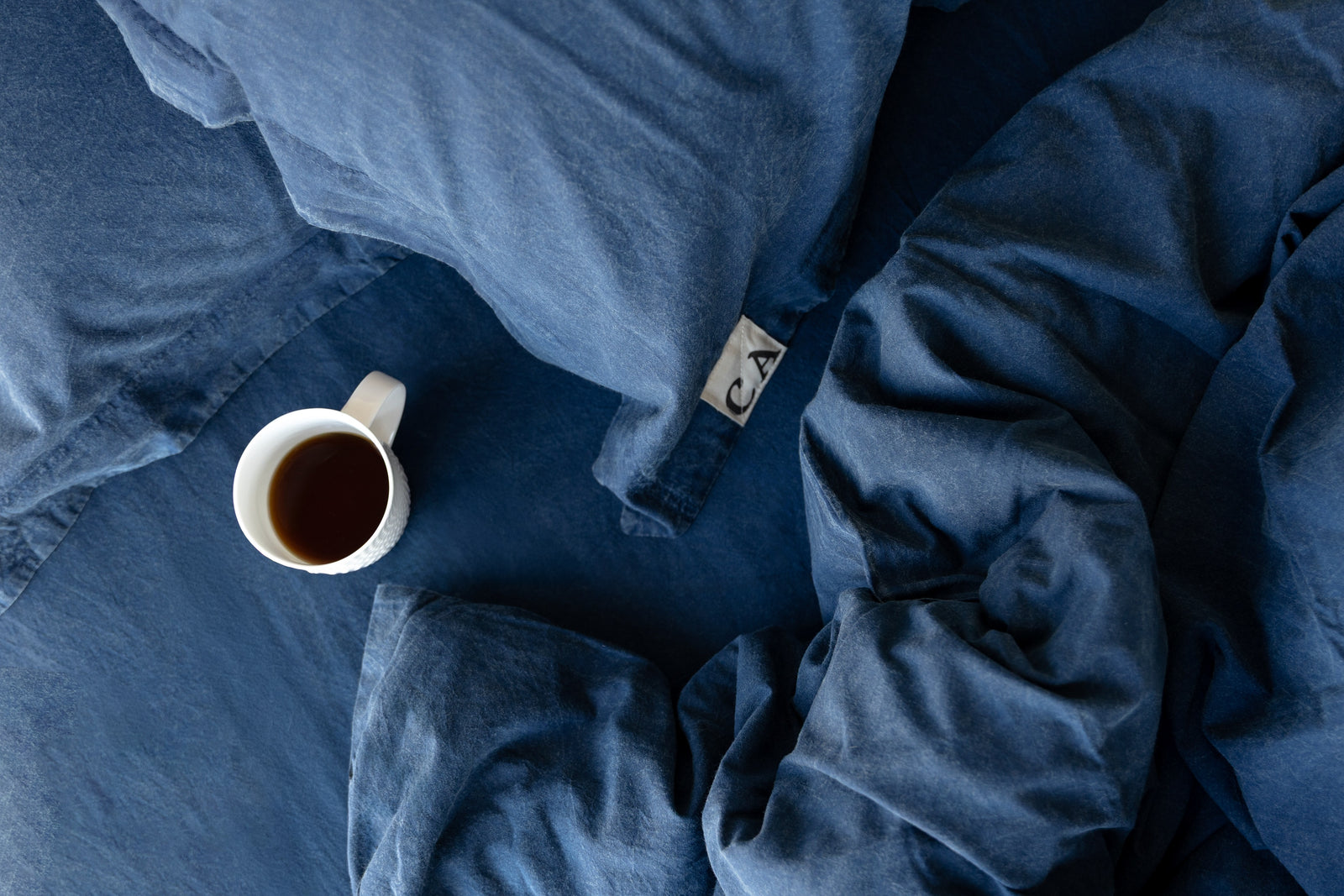 100% Organic Cotton Canvas Duvet Cover │ King XL │ Denim