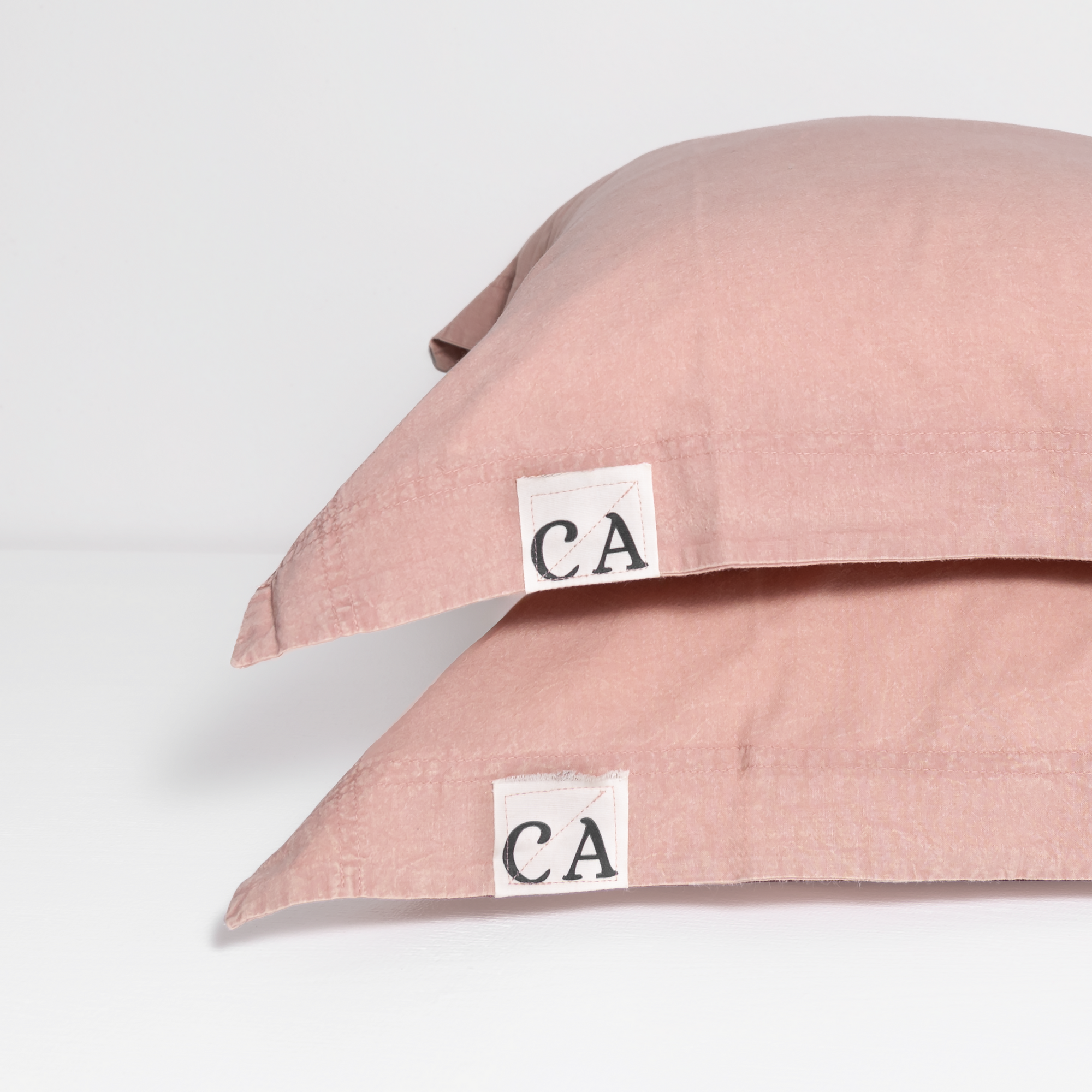 100% Organic Cotton Canvas Pillowcase │King │Dusty Pink