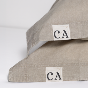 100% Organic Cotton Canvas Pillowcase │Standard │Olive