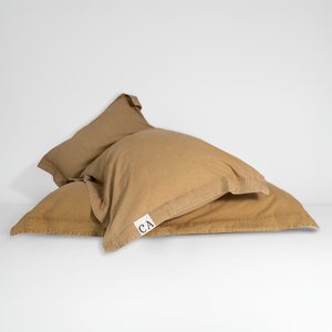 100% Organic Cotton Canvas Pillowcase │King │Clay