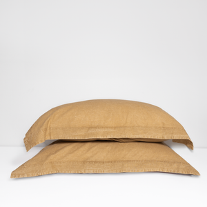 100% Organic Cotton Canvas Pillowcase │King │Clay