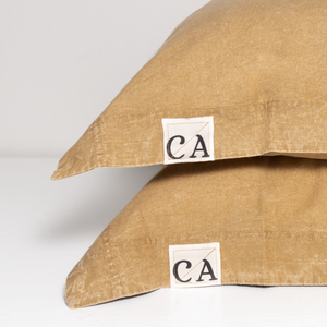 100% Organic Cotton Canvas Pillowcase │King │Clay