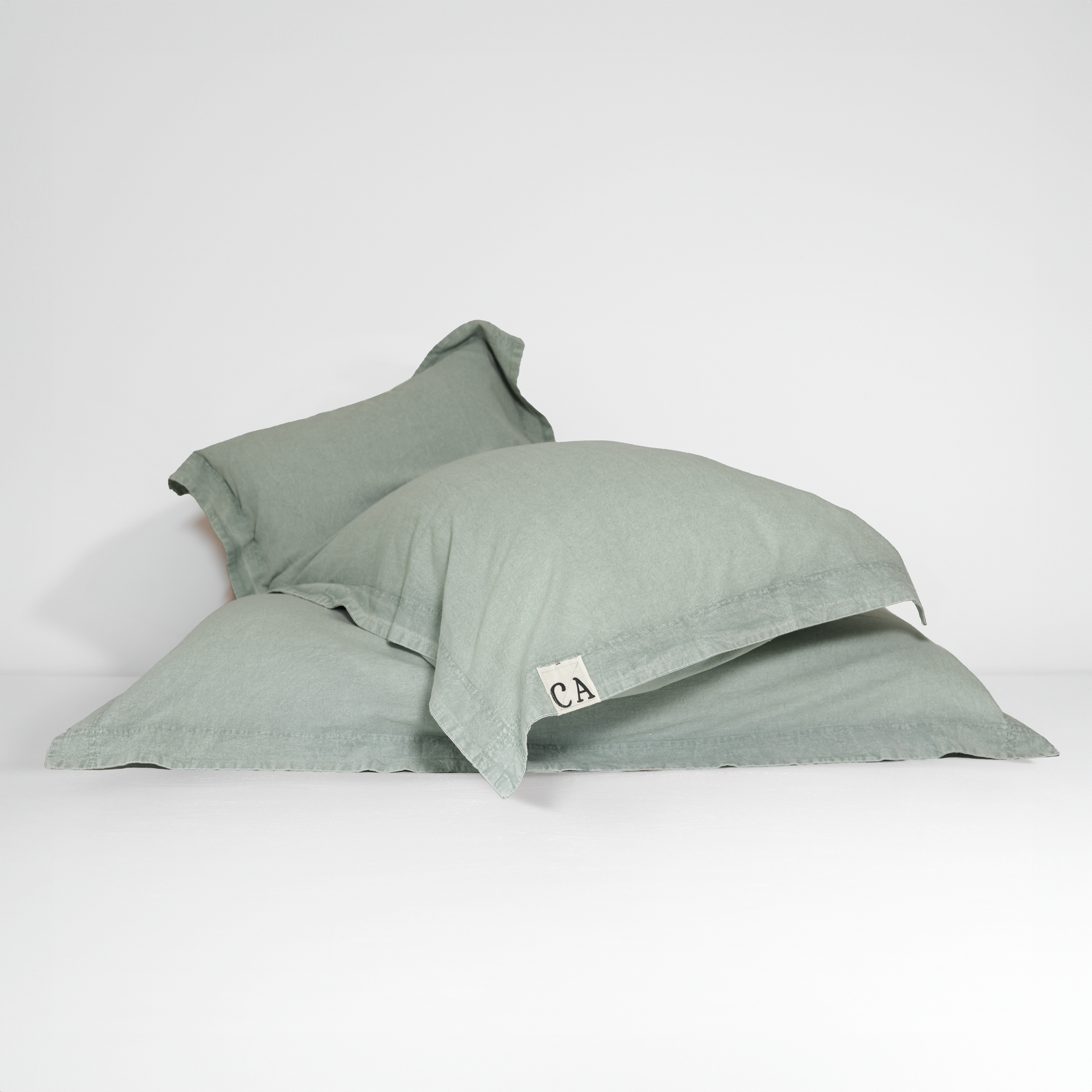 100% Organic Cotton Canvas Pillowcase │King │Laurel