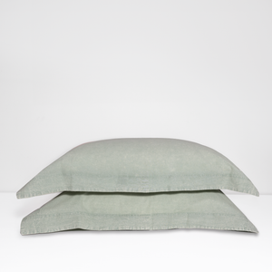 100% Organic Cotton Canvas Pillowcase │King │Laurel