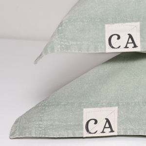 100% Organic Cotton Canvas Pillowcase │King │Laurel