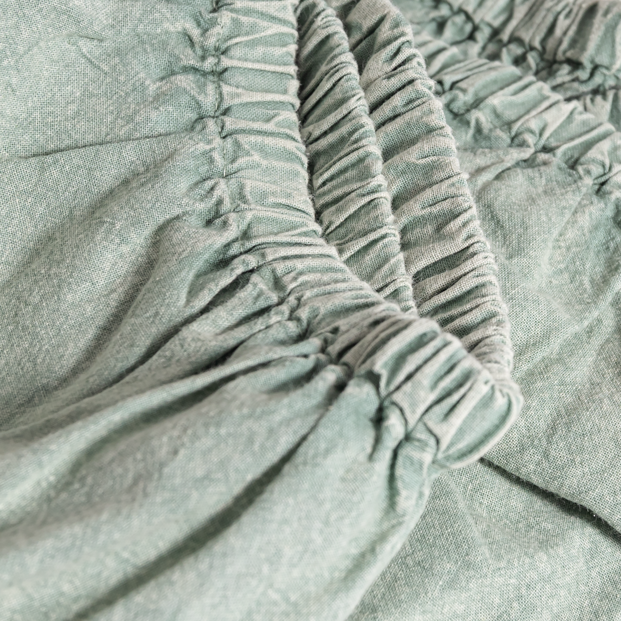 100% Organic Cotton Canvas Fitted Sheet