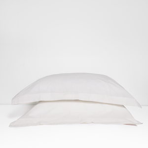 100% Organic Cotton Canvas Pillowcase │King │White