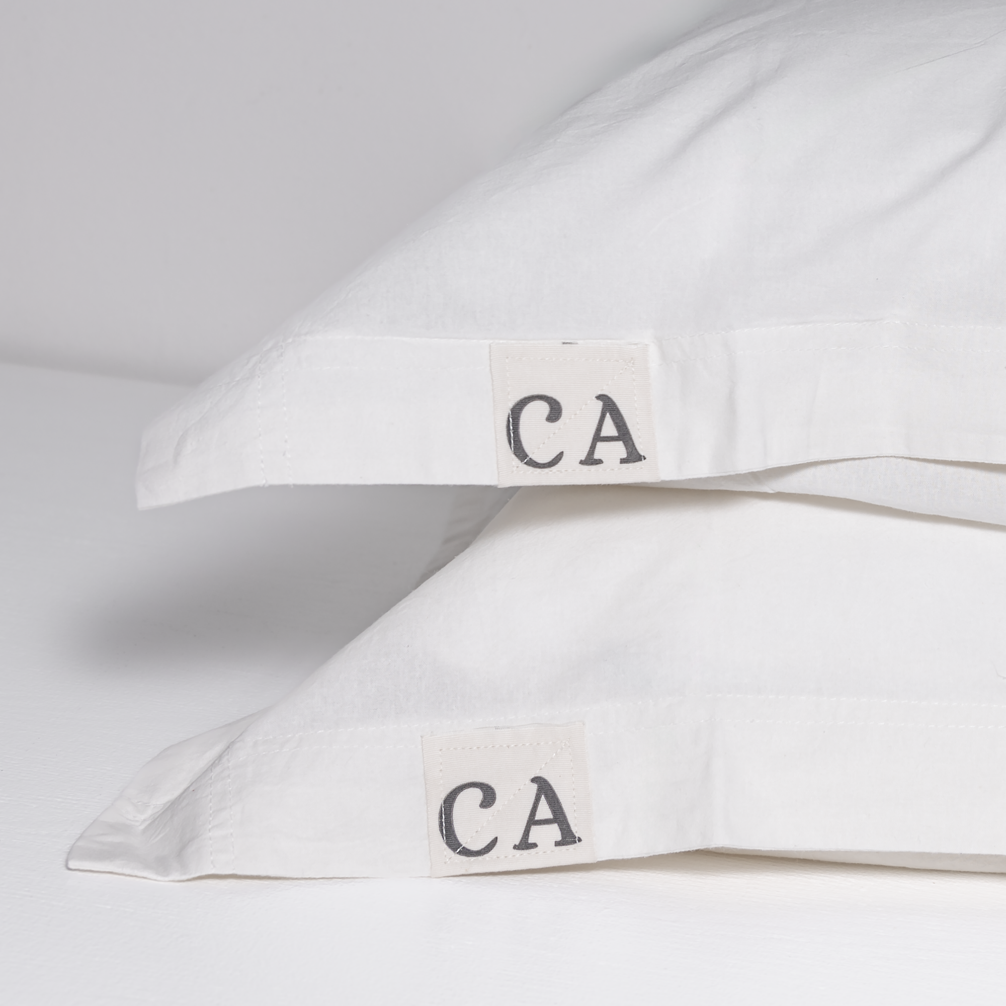 100% Organic Cotton Canvas Pillowcase │Standard │White