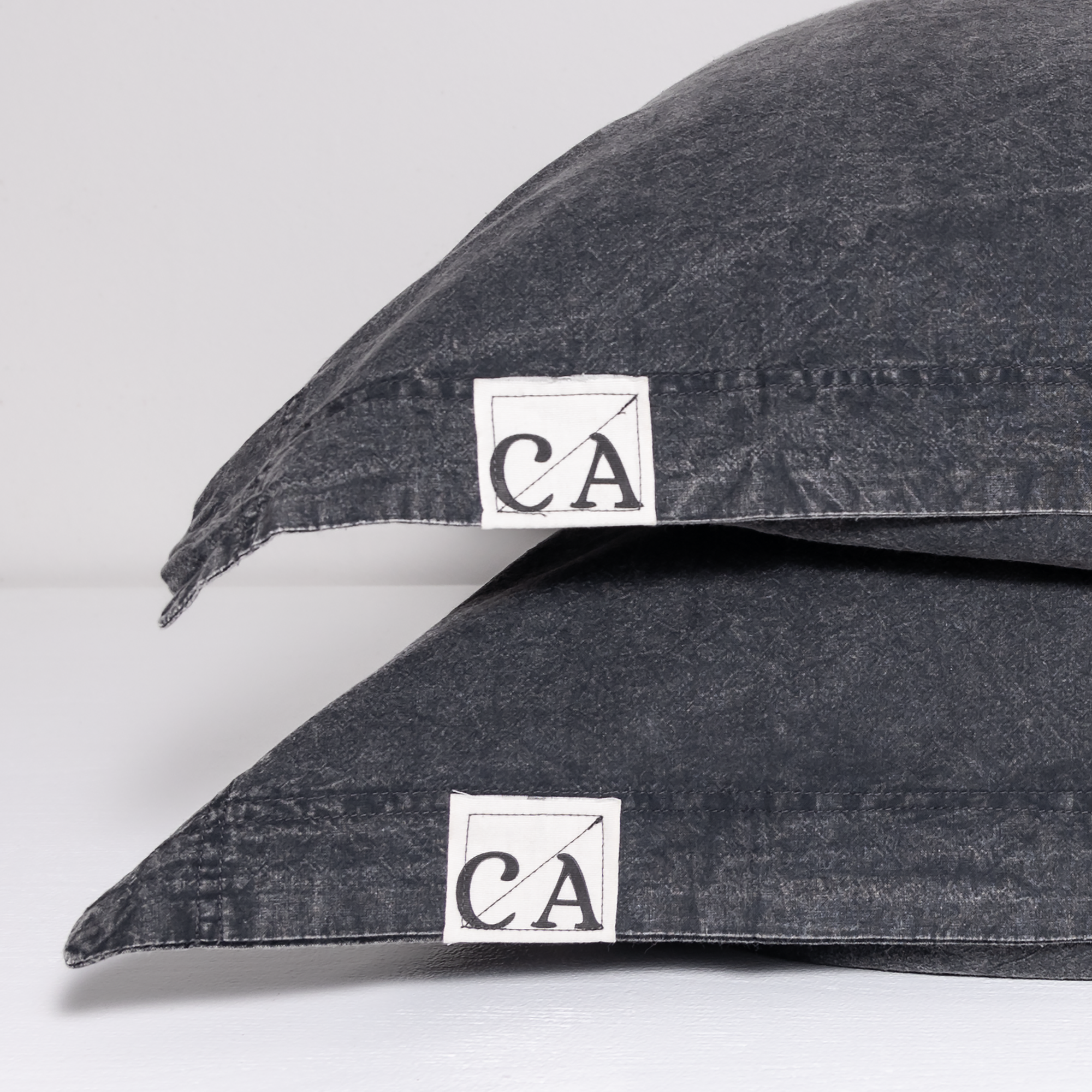 100% Organic Cotton Canvas Pillowcase │King │Liquorice