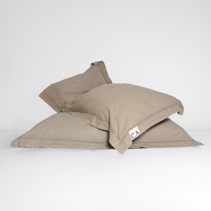 100% Organic Cotton Canvas Pillowcase │King │Olive