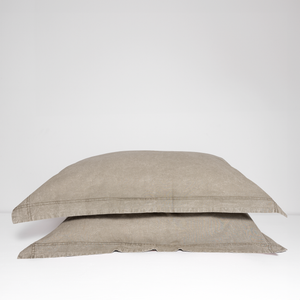 100% Organic Cotton Canvas Pillowcase │King │Olive