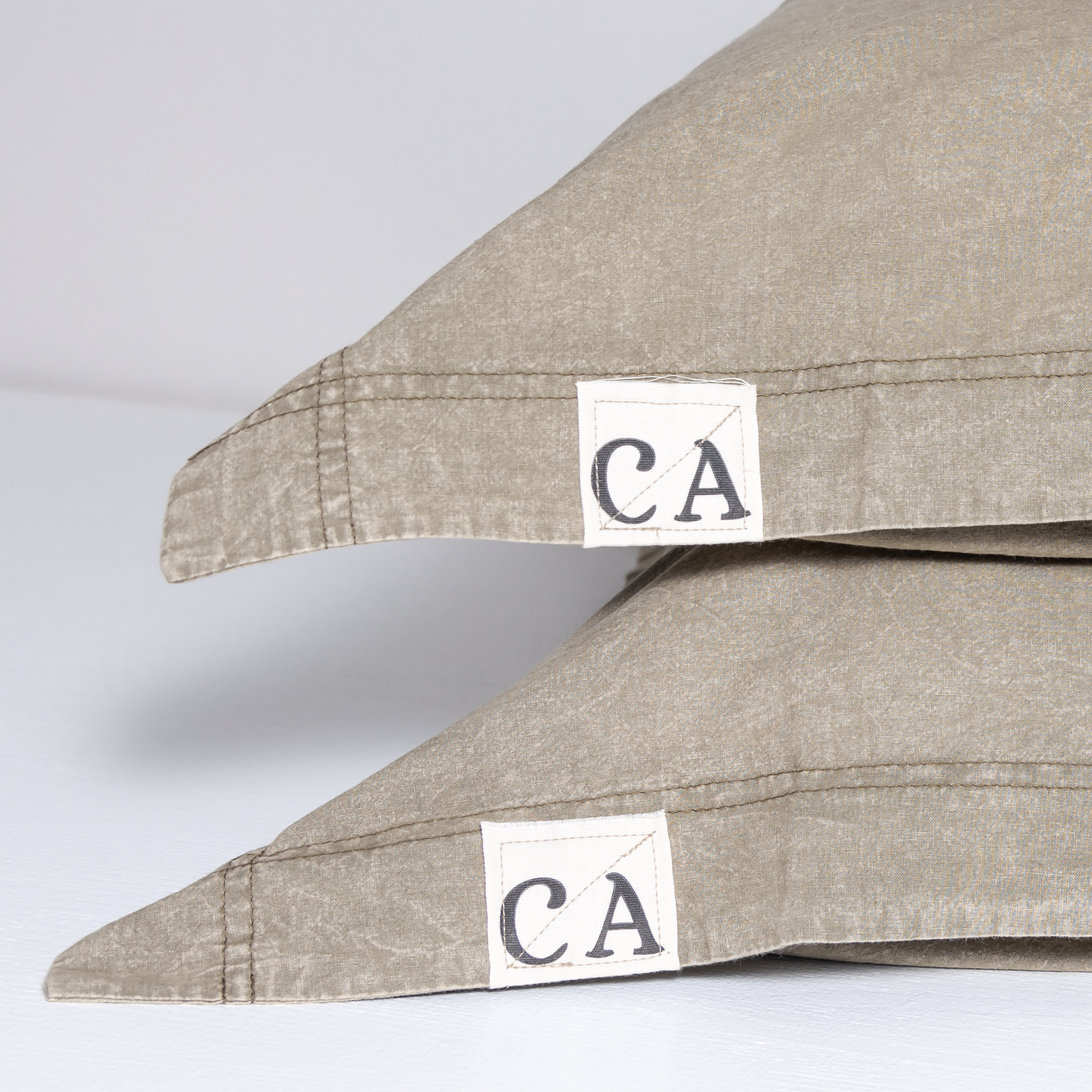 100% Organic Cotton Canvas Pillowcase │King │Olive