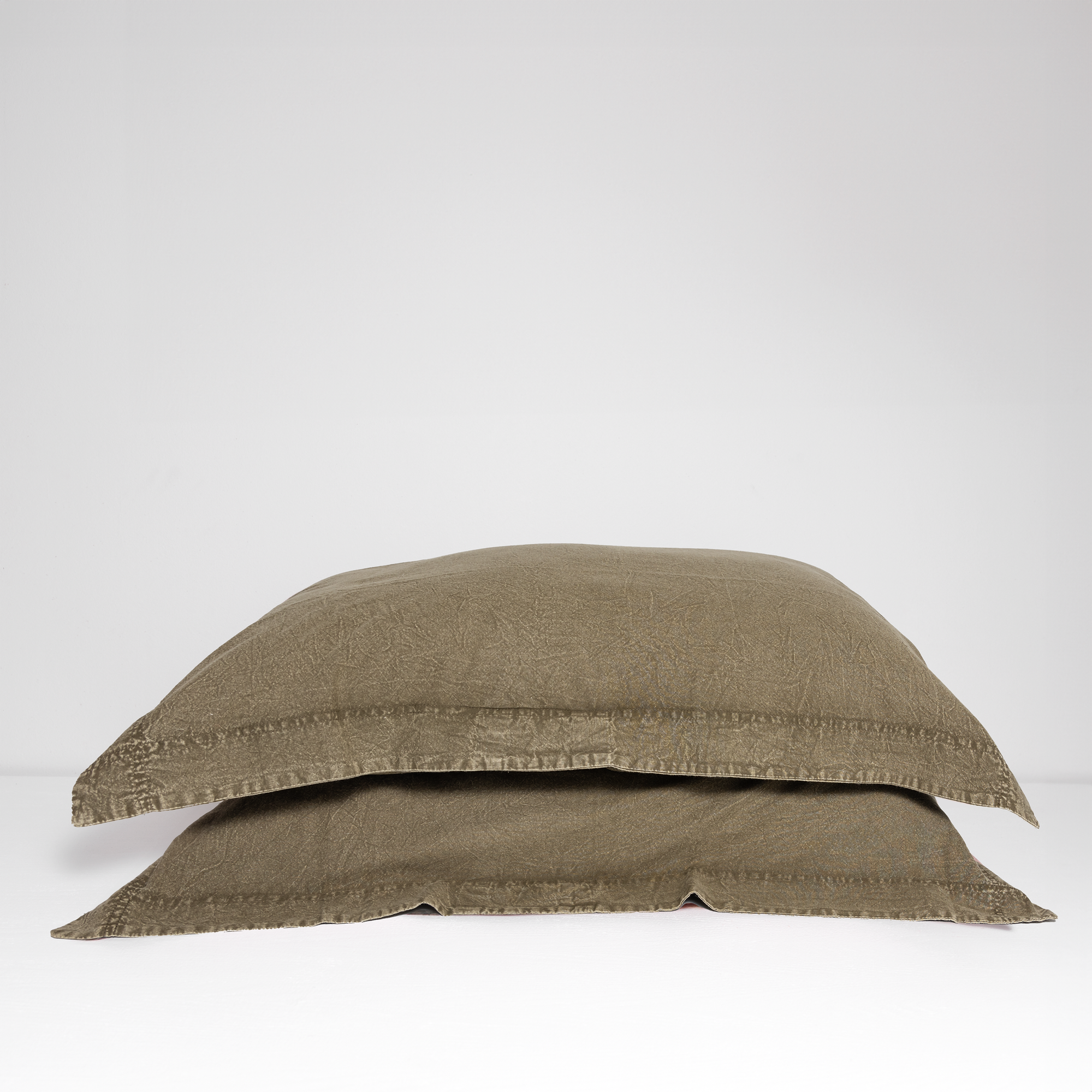 100% Organic Cotton Canvas Pillowcase │King │Khaki