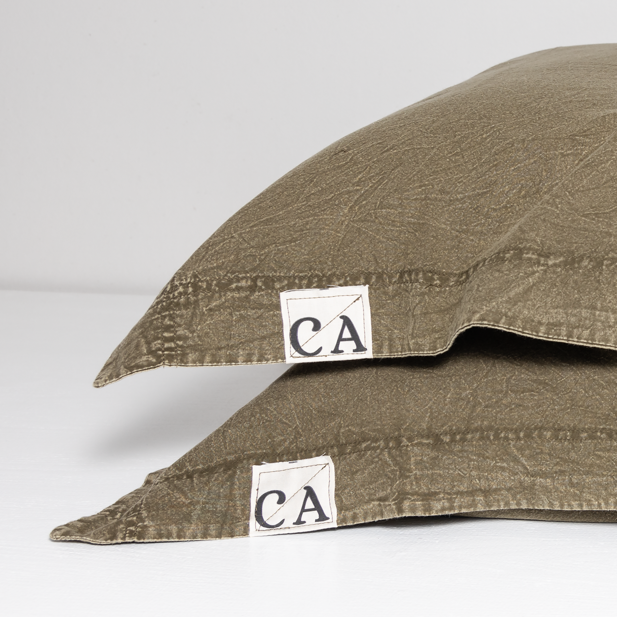 100% Organic Cotton Canvas Pillowcase │King │Khaki