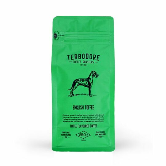 Coffee Beans 250g | English Toffee Flavoured | Medium Roast