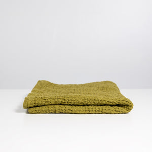 100% Cotton Waffle Hand Towel | Citron