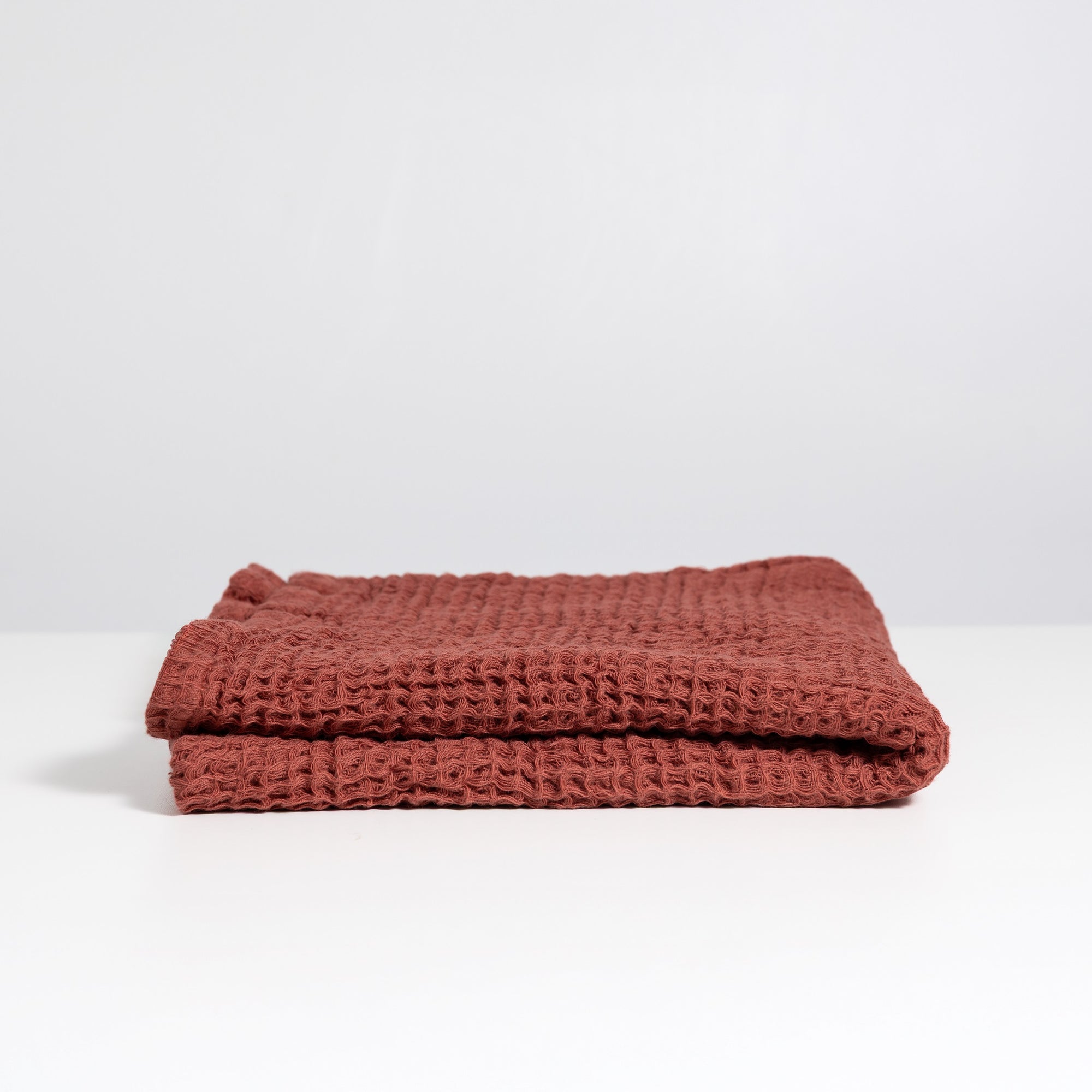 100% Cotton Waffle Hand Towel | Grapefruit